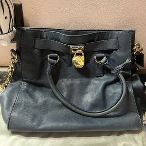 Michael Kors Black Leather Handbag